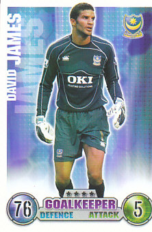 David James Portsmouth 2007/08 Topps Match Attax #225